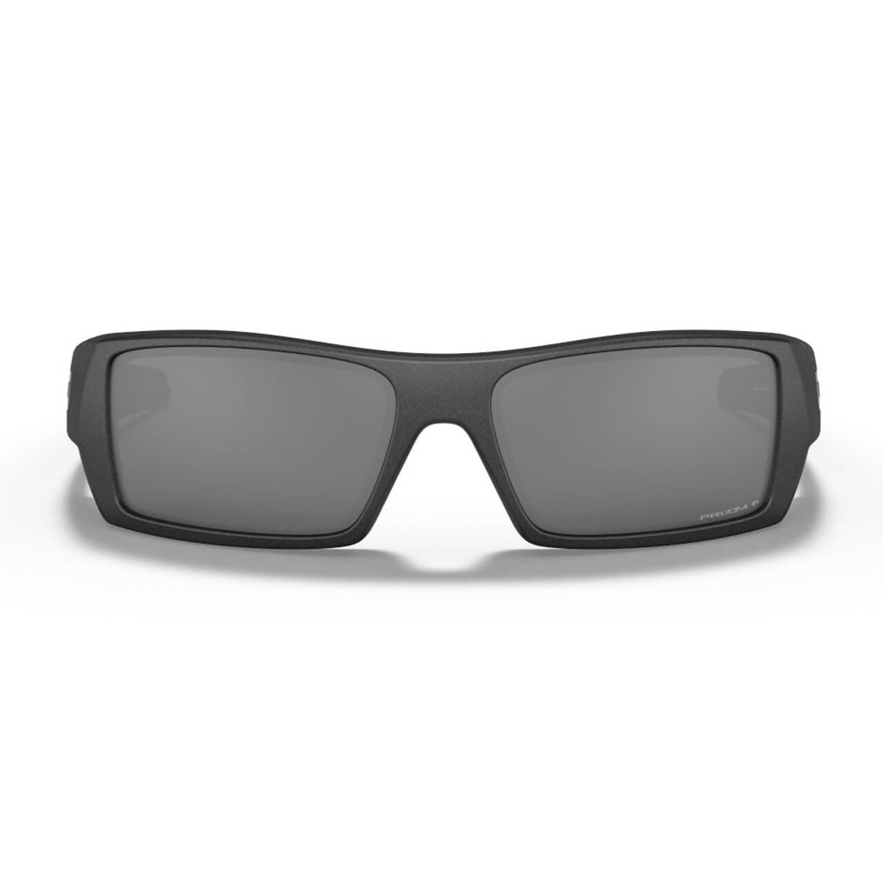 Oakley Gascan Sunglasses OO9014-3560 Steel Frame with Prizm Black Polarized Lens Front View