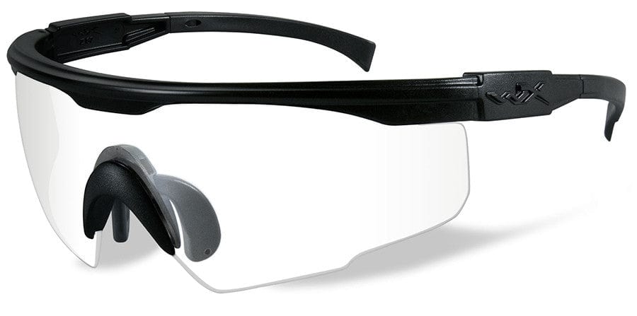 Wiley X PT-1 Ballistic Safety Glasses with Black Frame and Clear Lens
