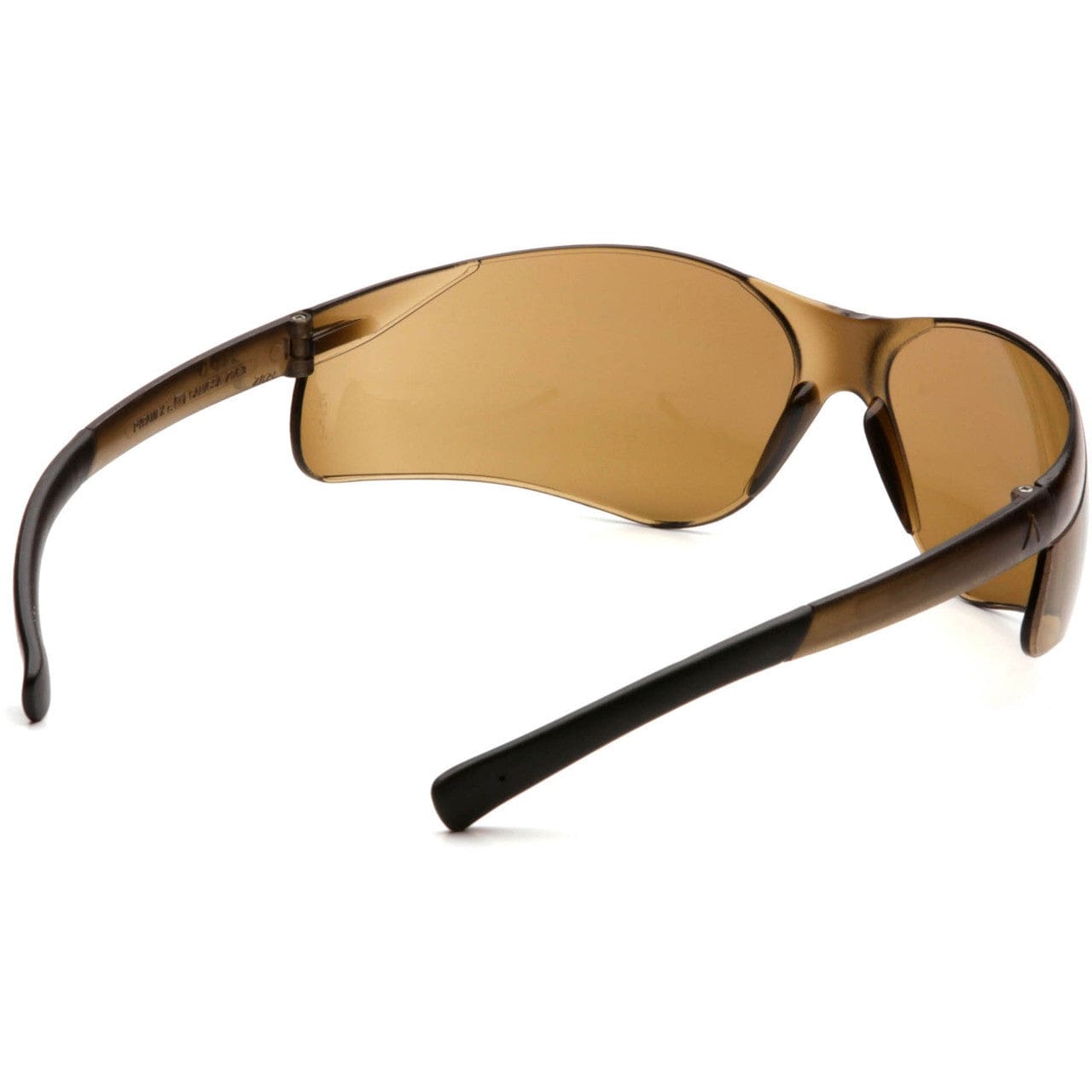 Pyramex Ztek Safety Glasses with Coffee Lens S2515S Inside View