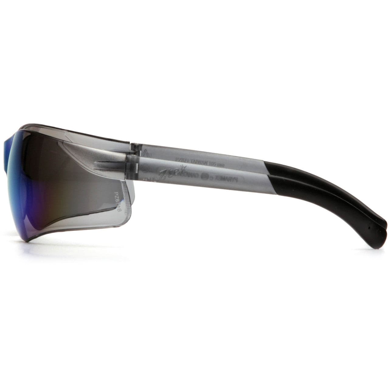 Pyramex Ztek Safety Glasses with Gold Mirror Lens S2590S Side View