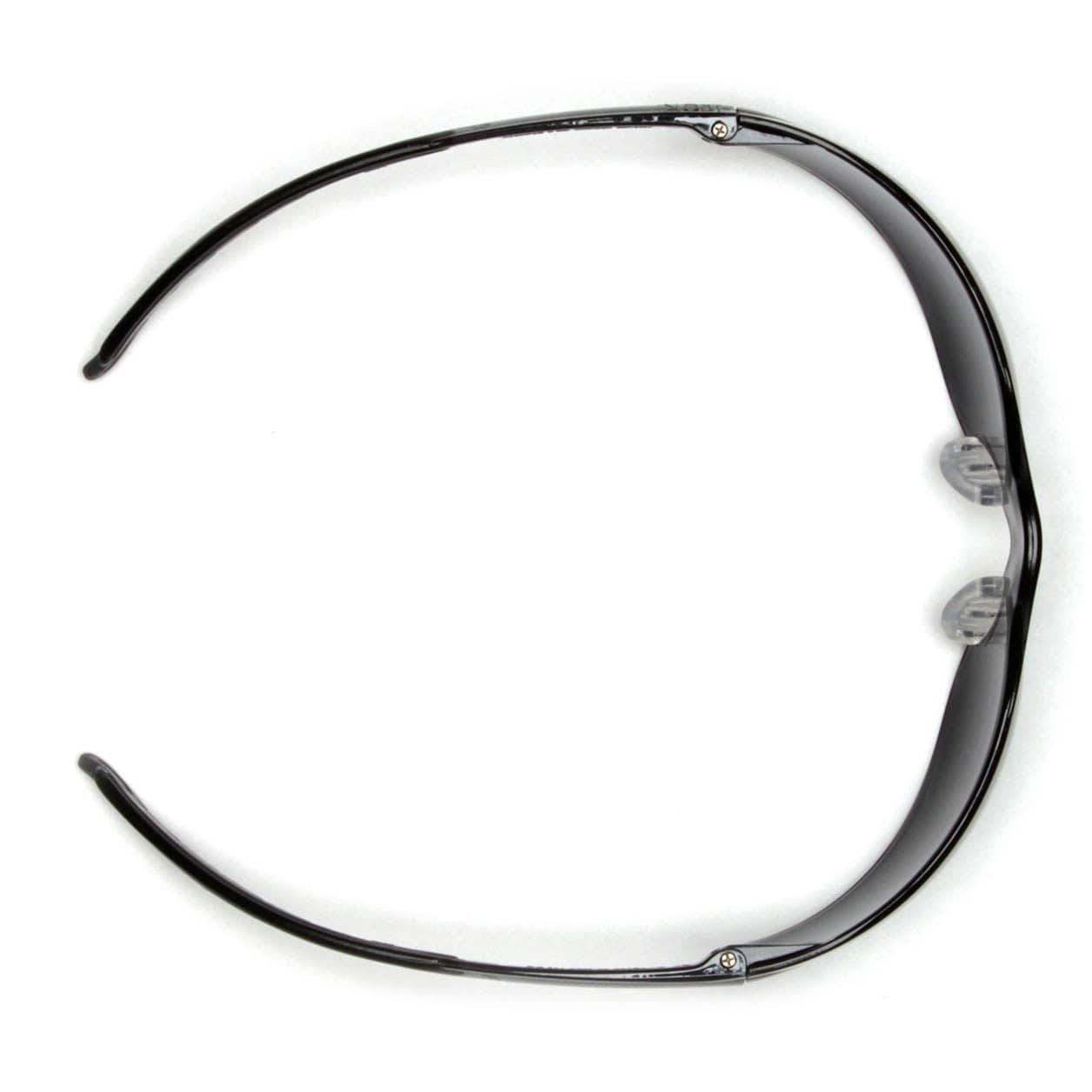 Pyramex Itek Safety Glasses with Silver Mirror Lens S5870S Top View