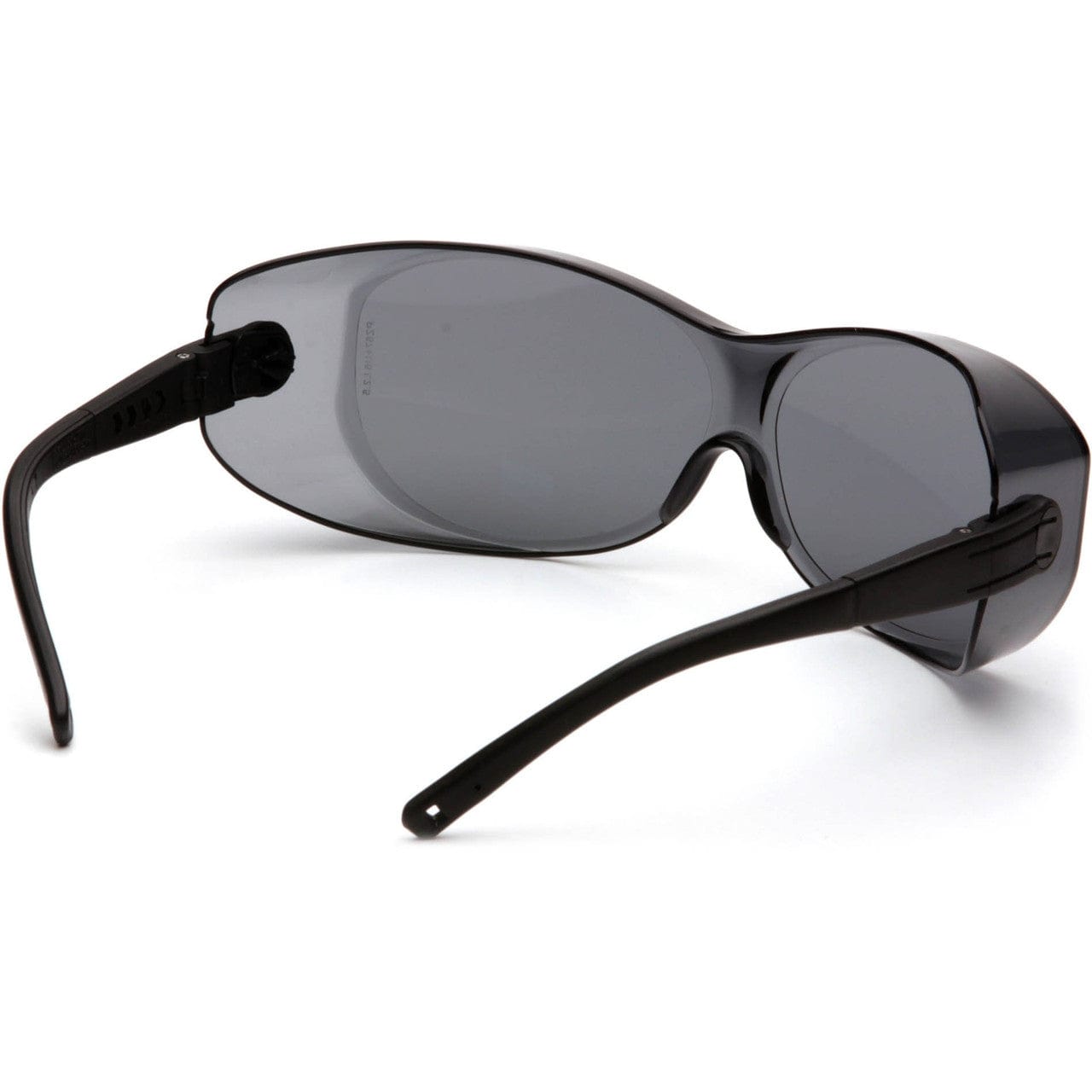 Pyramex OTS XL S7520SJ Over-Prescription Safety Glasses with Large Gray Lens Inside View