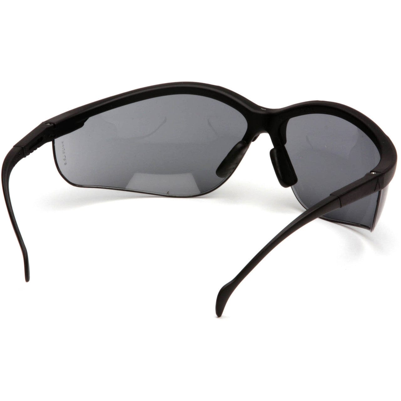Pyramex Venture 2 Safety Glasses Black Frame Gray Anti-Fog Lens SB1820ST Inside View