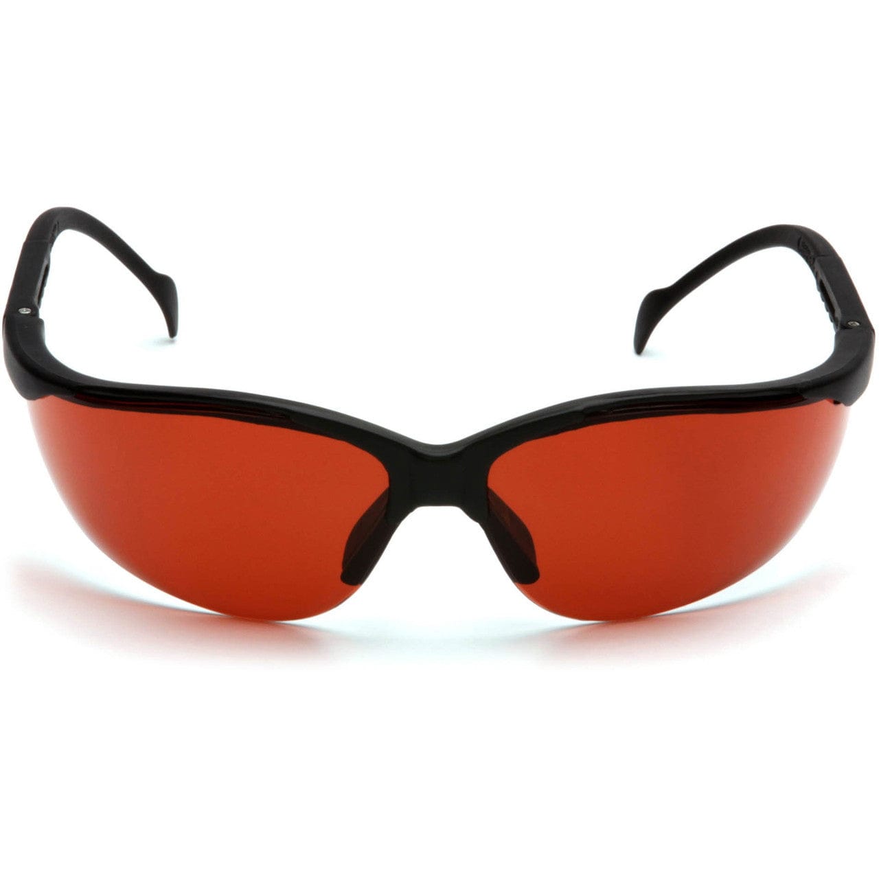 Pyramex Venture 2 Safety Glasses – Black Frame, Blue Block Bronze Lens, SB1835S, ANSI