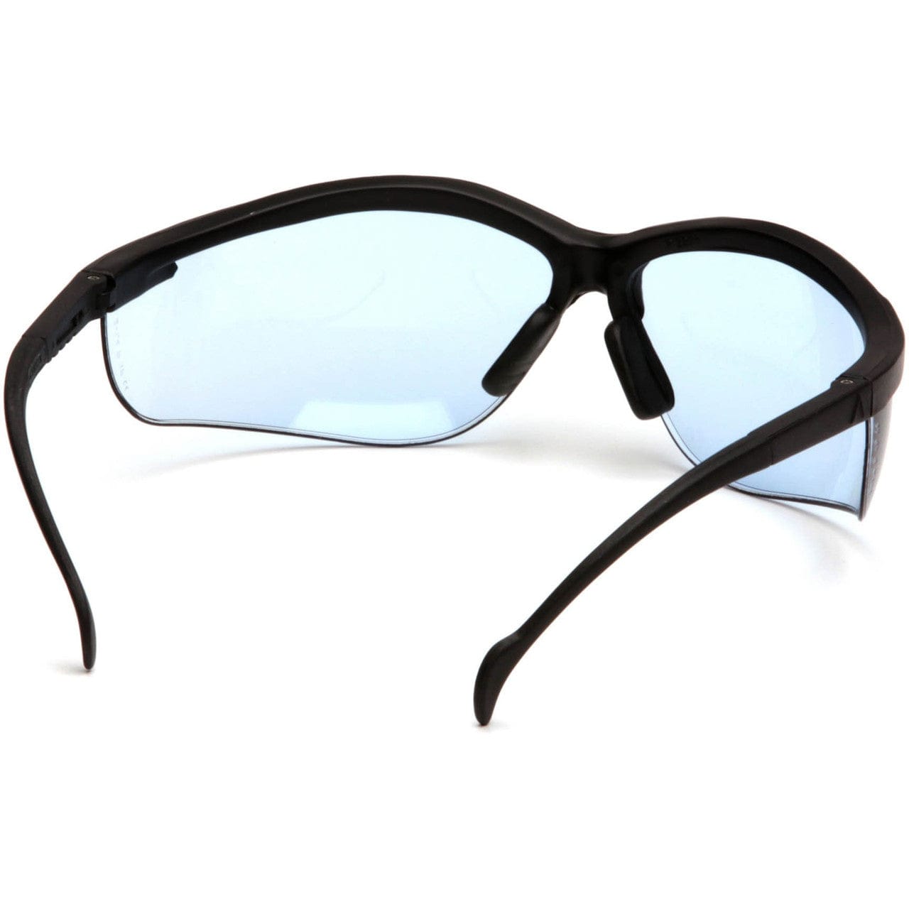 Pyramex Venture 2 Safety Glasses Black Frame Infinity Blue Lens SB1860S Inside View