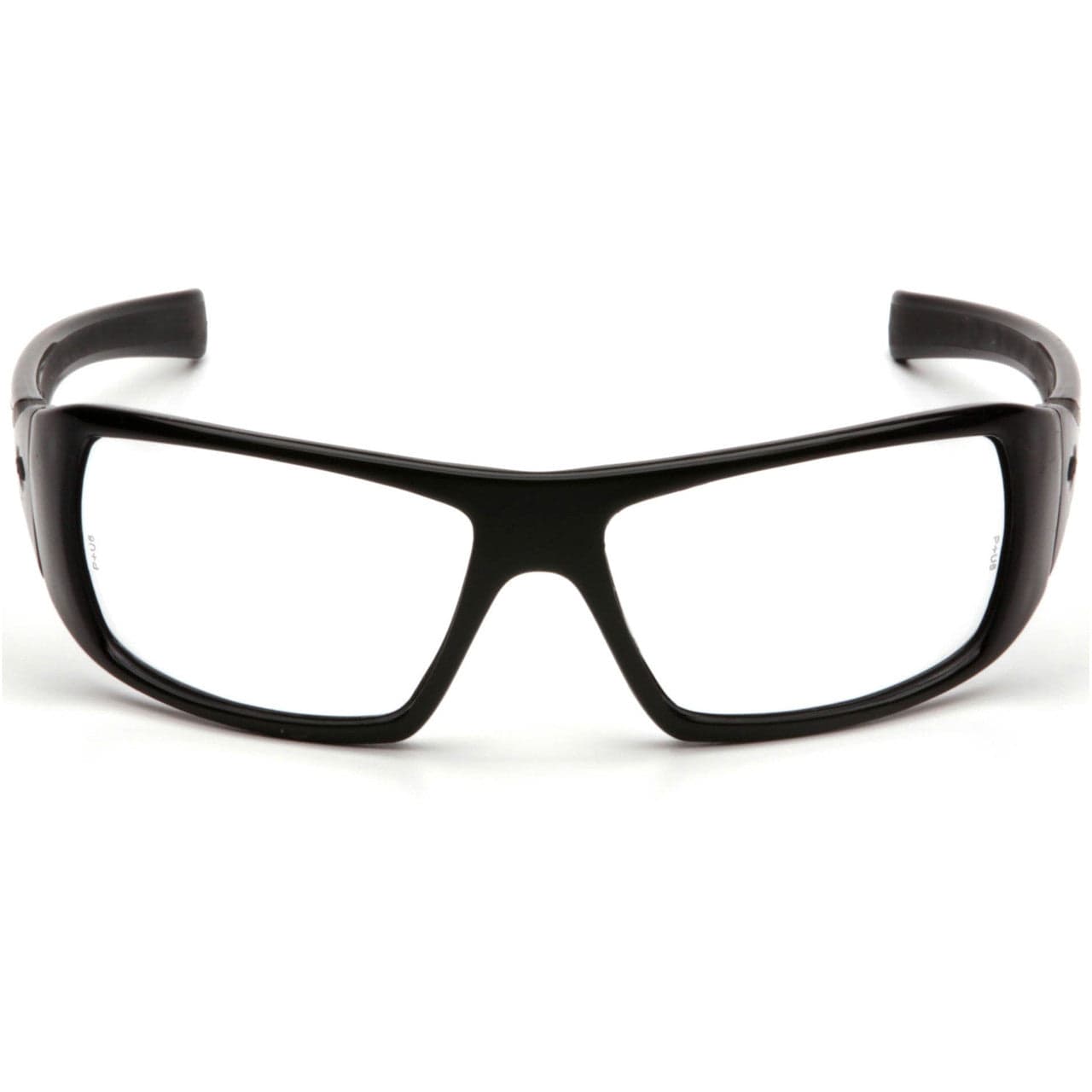 Pyramex Goliath Safety Glasses Black Frame with Clear Lens