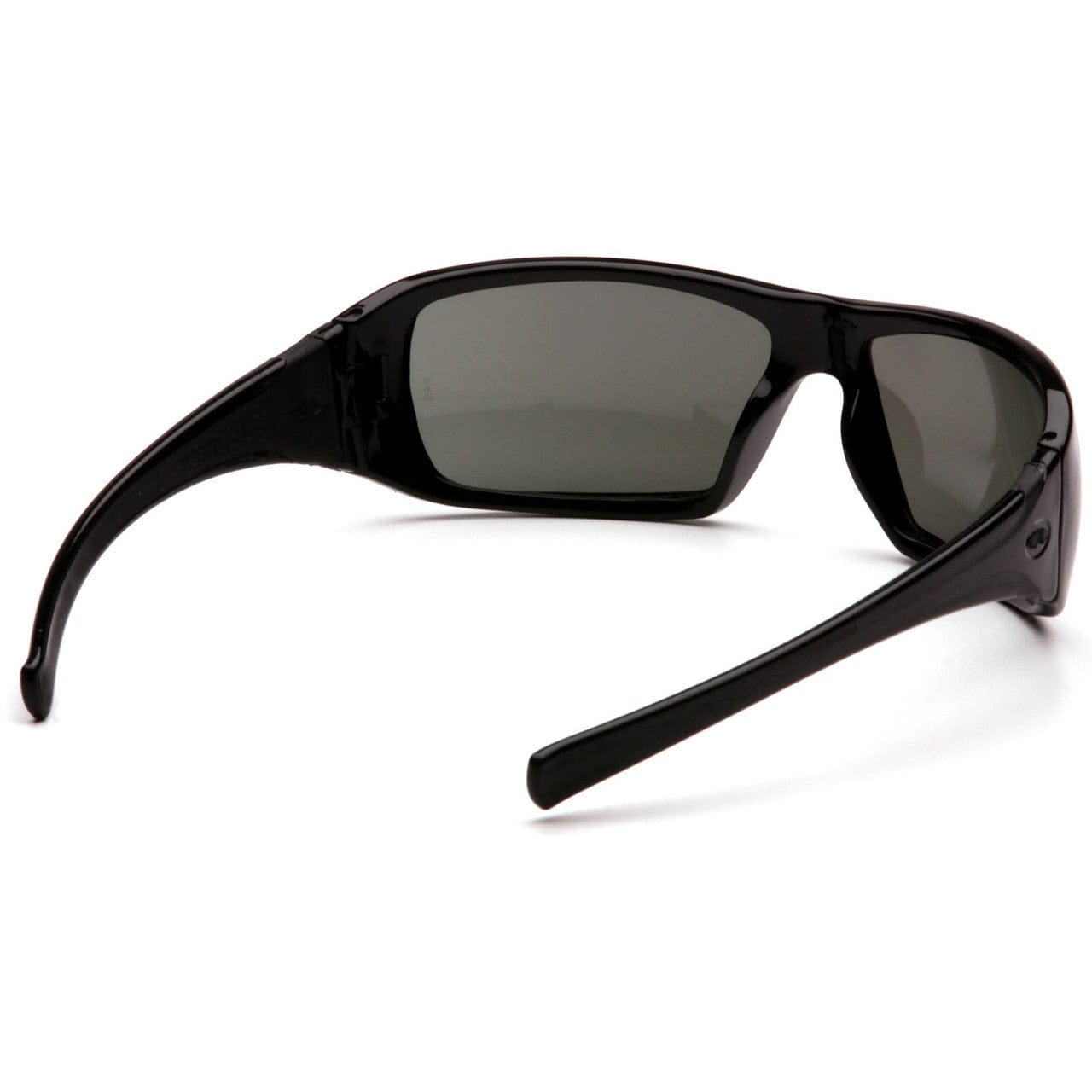 Pyramex Goliath Safety Glasses with Black Frame and Gray Polarized Lens SB5621D Inside View