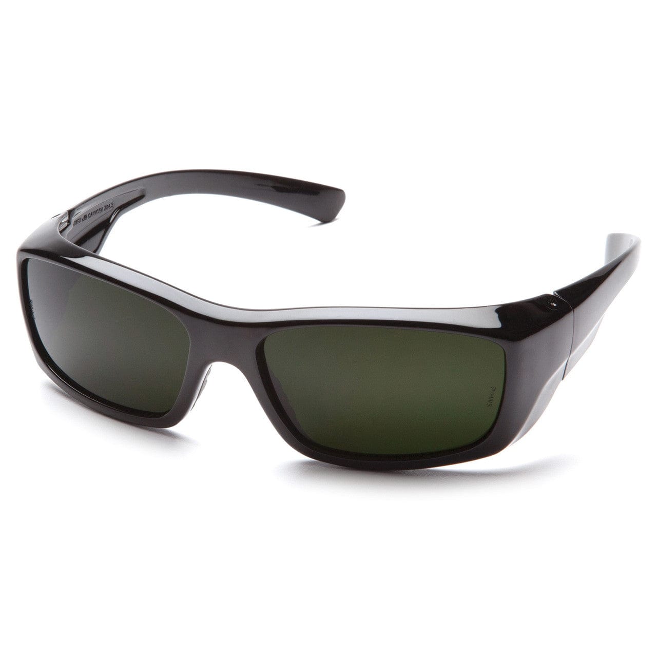 Pyramex Emerge Safety Glasses Black Frame IR Shade 5.0 Lens SB7950SF