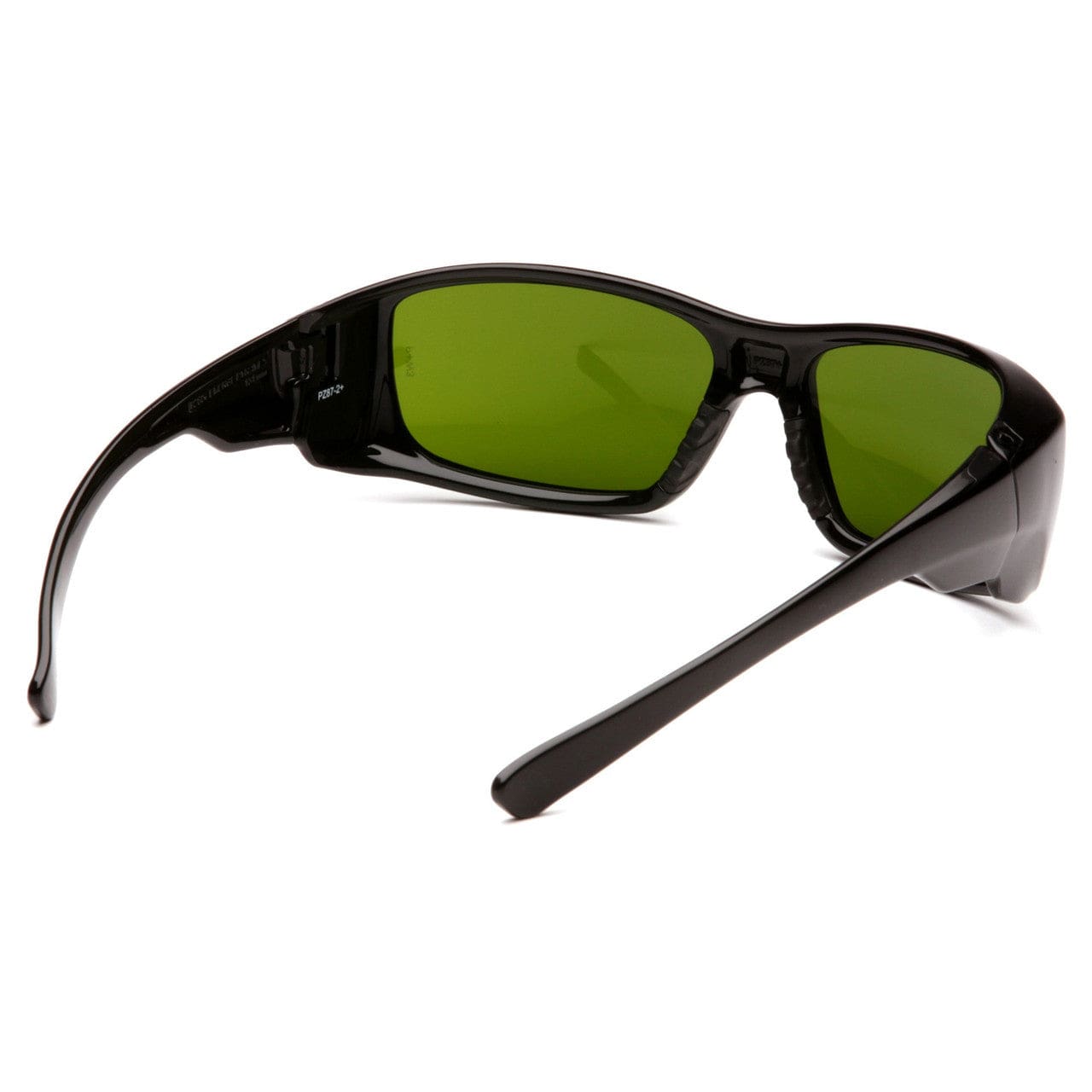 Pyramex Emerge Safety Glasses Black Frame IR Shade 3.0 Lens SB7960SF Back