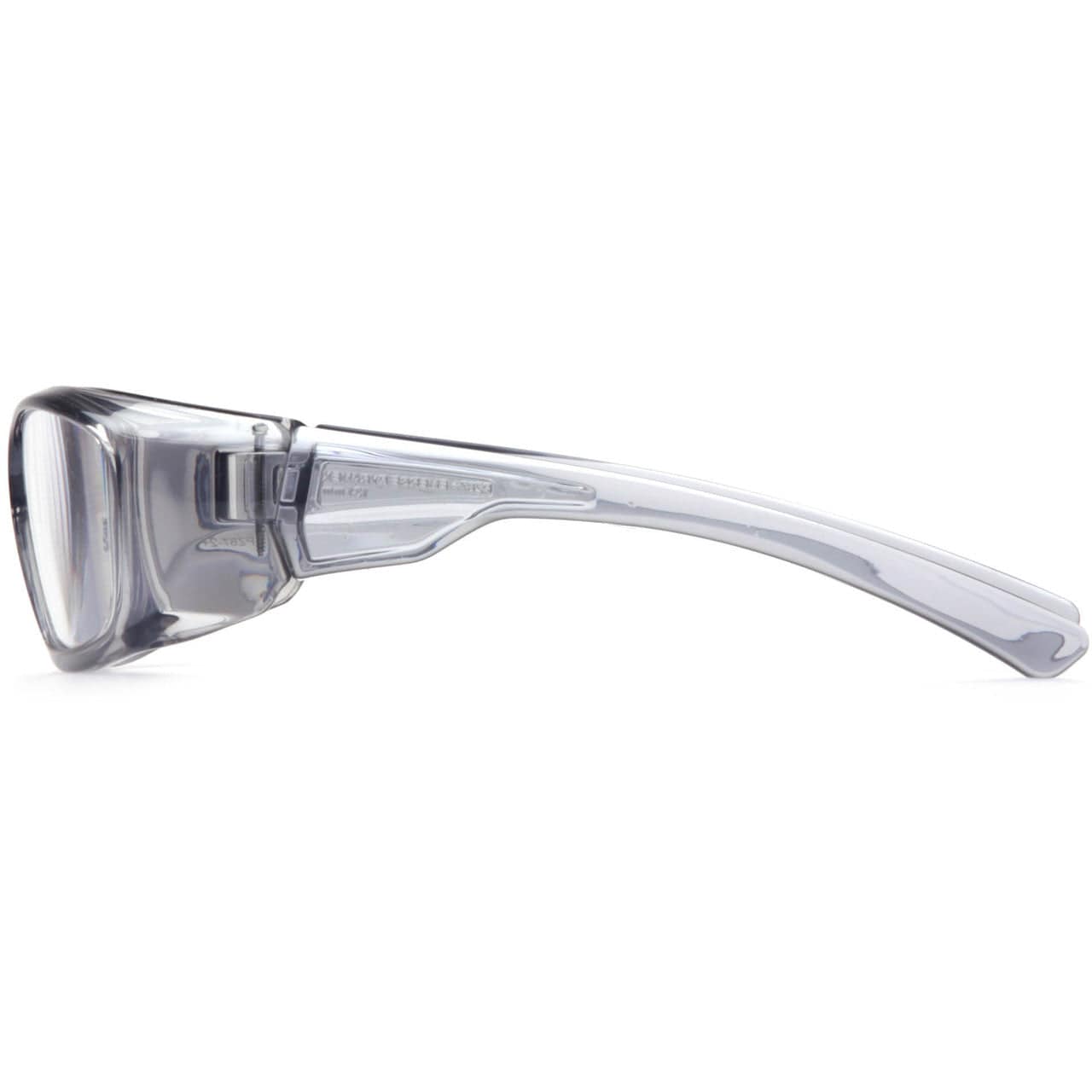 Pyramex Emerge Safety Glasses Gray Frame with Clear Lens