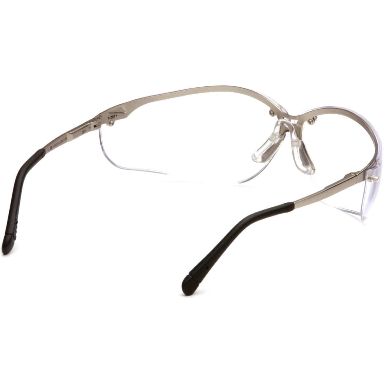 Pyramex V2 Metal Safety Glasses with Clear Lens SGM1810S Back