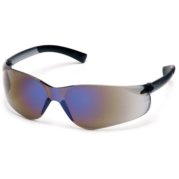 Pyramex Ztek Safety Glasses with Blue Mirror Lens