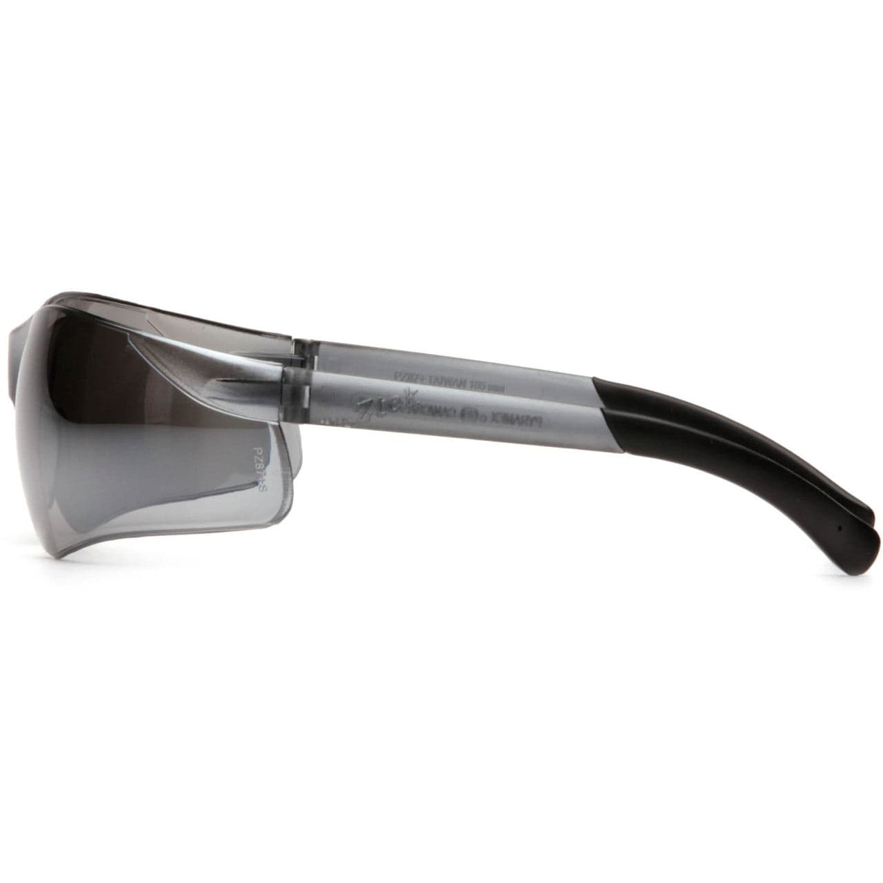 Pyramex Ztek Safety Glasses with Silver Mirror Lens S2570S Side View