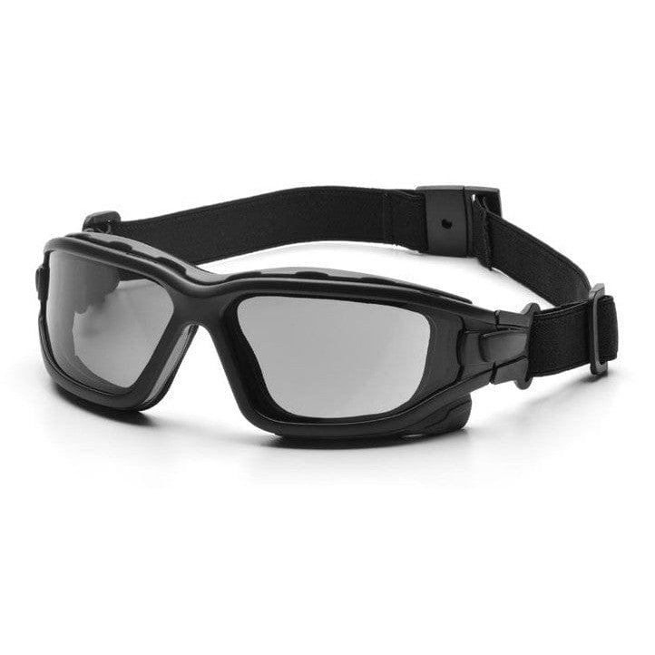 Pyramex I-Force Safety Goggle/Glasses with Black Frame and Gray Anti-Fog Lenses SB7020SDT