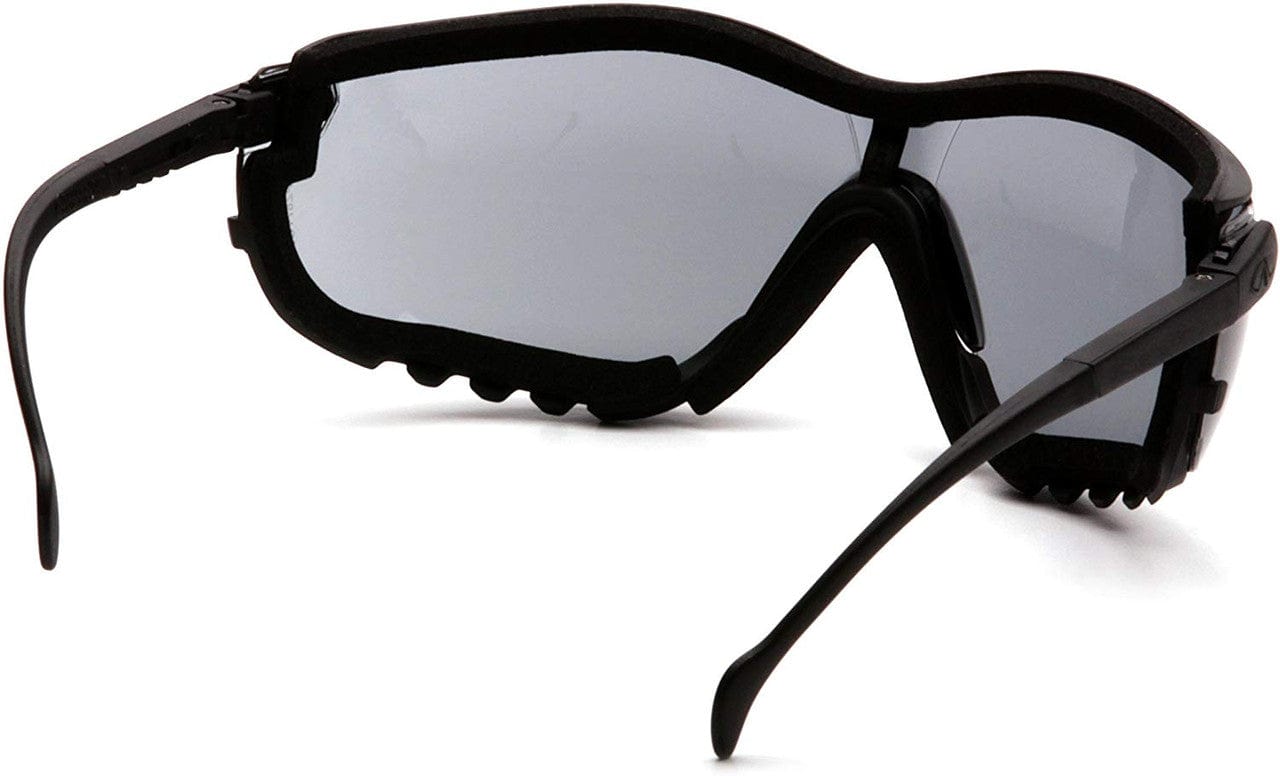 Pyramex V2G Safety Glasses/Goggles with Black Frame and Gray H2MAX Anti-Fog Lens GB1820STM - Back View