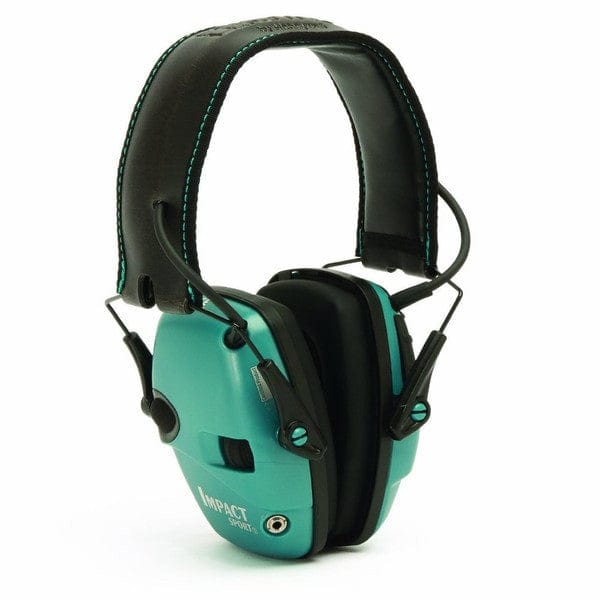 Howard Leight Impact Sport Sound Amplification Electronic Earmuff, Teal - R-02521