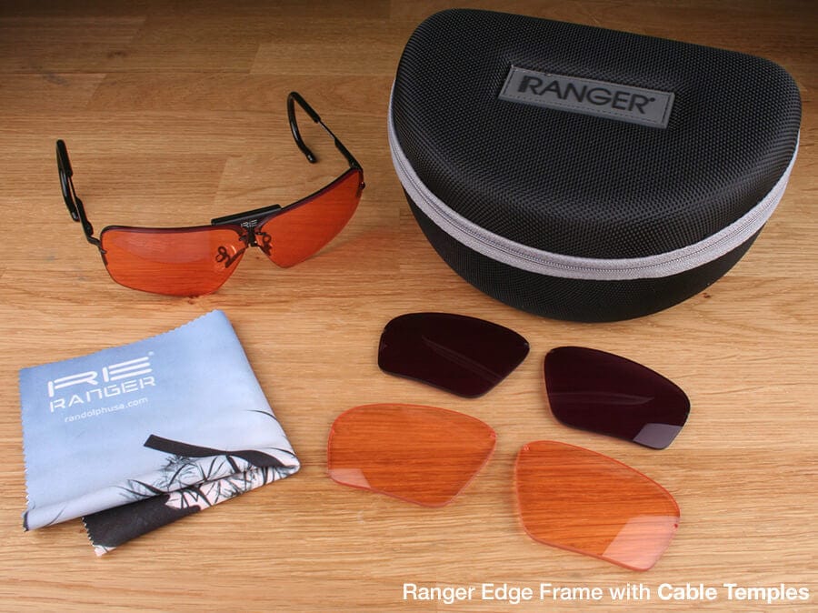 Randolph Edge 3-Lens Clay Kit with HD Light, HD Medium and CMT Lenses with Cable Temples