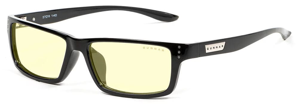 Gunnar Riot Computer Glasses with Onyx Frame and Amber Lens