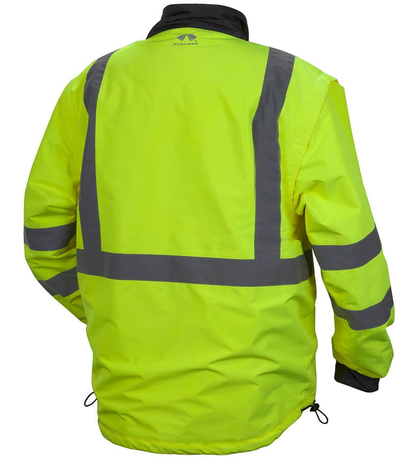  XuuSHA Safety Clothing high Visibility Fleece Jacket, Cycling Fishing  Coat Women Windbreaker Protective Safety Workwear (Color : Green, Size :  Medium) : Tools & Home Improvement