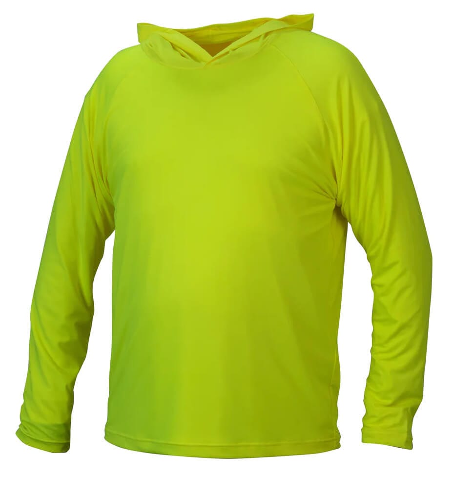 Pyramex RLPH110NS Long Sleeve Pullover Hoodie, Lime