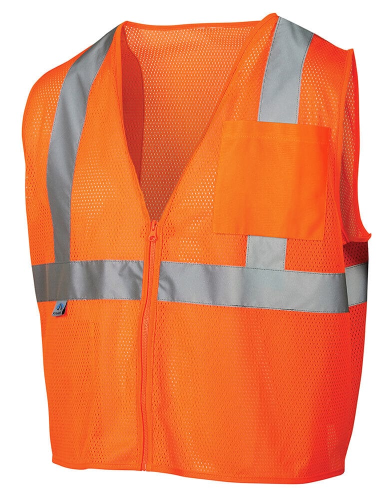 Pyramex RVZ21 Hi-Viz Safety Vest, Orange Front
