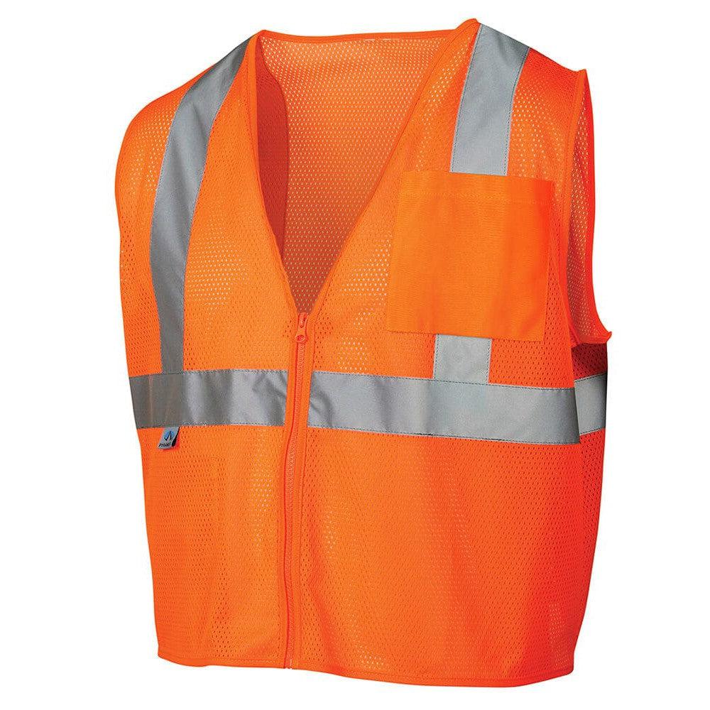 Pyramex RVZ21 Hi-Viz Safety Vest, Orange Front