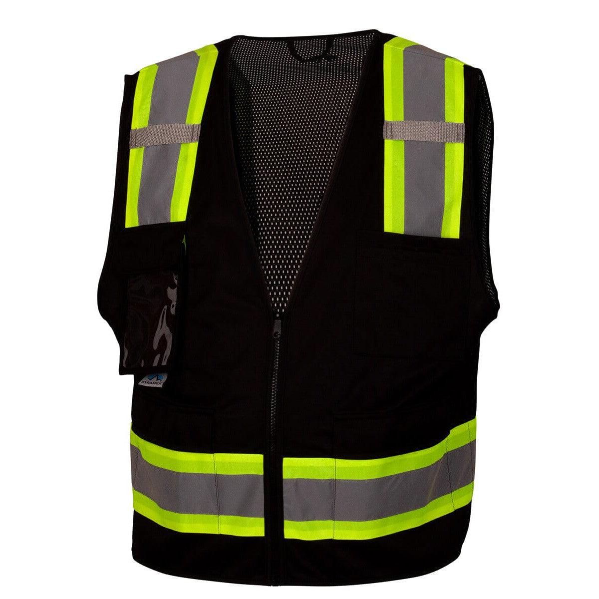 Pyramex RVZ2411CP Type 0 Class 1 Black Hi-Vis Safety Vest