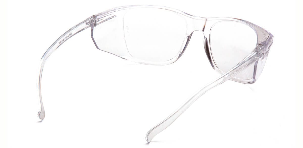 Pyramex Legacy Safety Glasses with H2MAX Clear Anti-Fog Lens S10910STM - Back View
