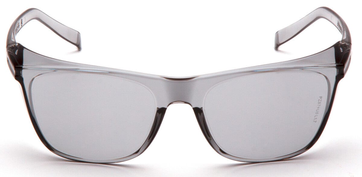 Pyramex Legacy Safety Glasses withLight Gray Lens S10925S - Front View