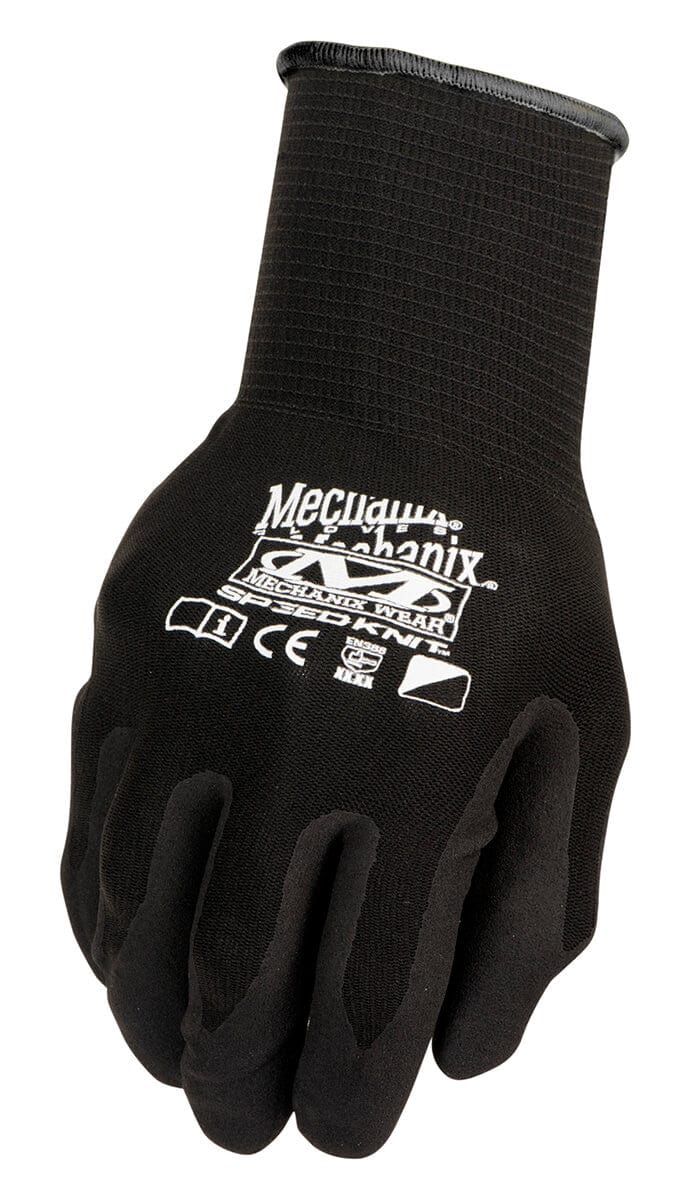 Mechanix S1DE-05 SpeedKnit Gloves, Black