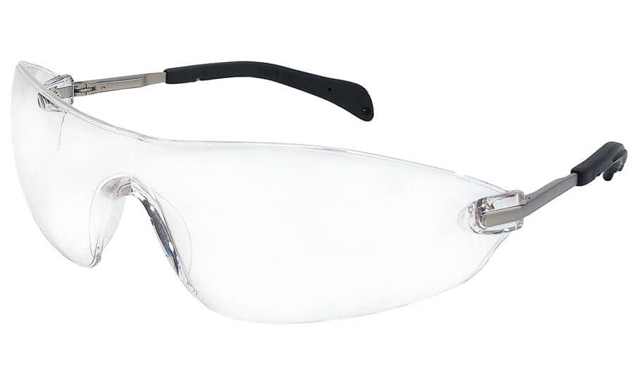 Crews Blackjack Elite Safety Glasses with Clear Anti-Fog Lens S2210AF