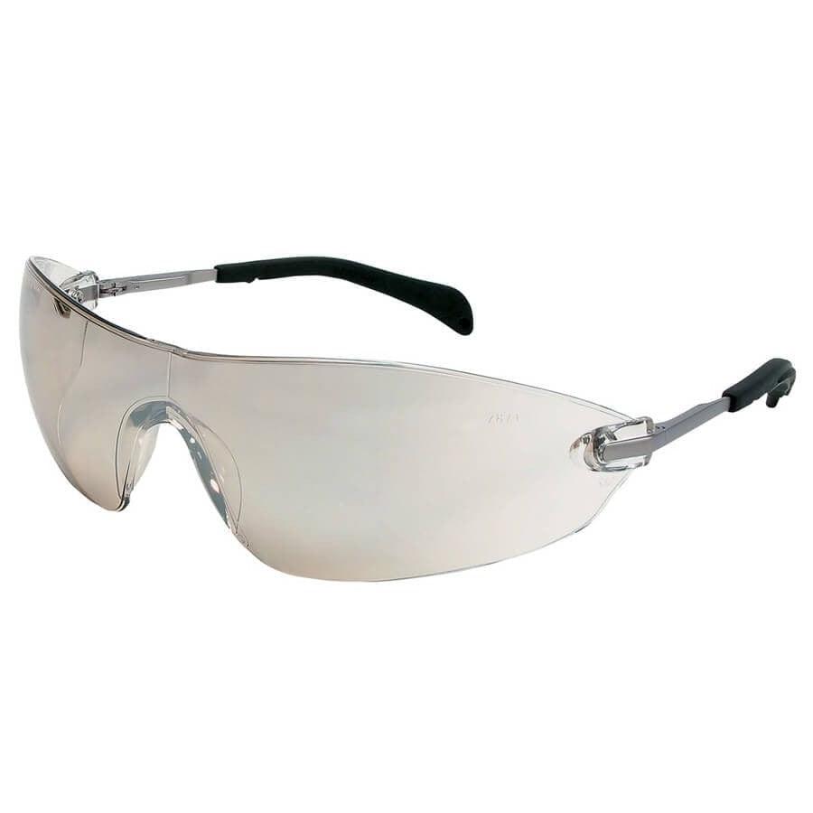 MCR Safety Blackjack Elite Safety Glasses I/O Mirror Lens