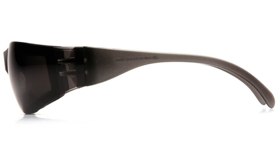 Pyramex Intruder Foam-Padded Safety Glasses with Gray Anti-Fog Lens - Side