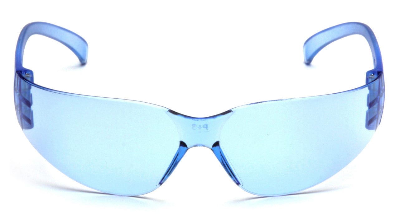 Pyramex Intruder Safety Glasses with Infinity Blue Lens S4160S Front View