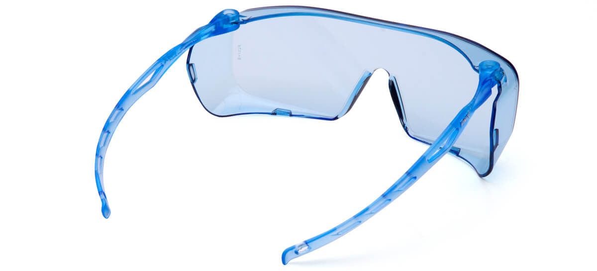 Pyramex Cappture Safety Glasses with Infinity Blue Anti-Fog Lens S9960ST - Back View