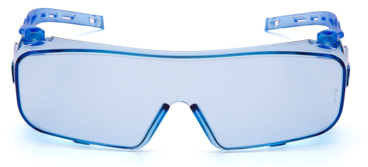 Pyramex Cappture Safety Glasses with Infinity Blue Anti-Fog Lens S9960ST - Front View