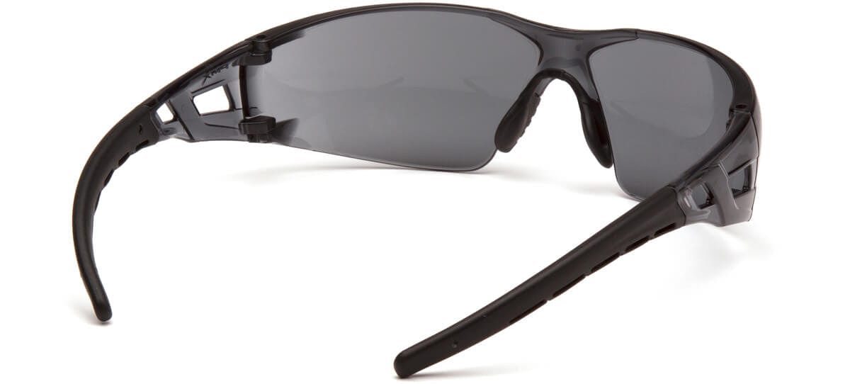 Pyramex Fyxate Safety Glasses with Black Frame and Gray H2MAX Anti-Fog Lens SB10220ST - Back View
