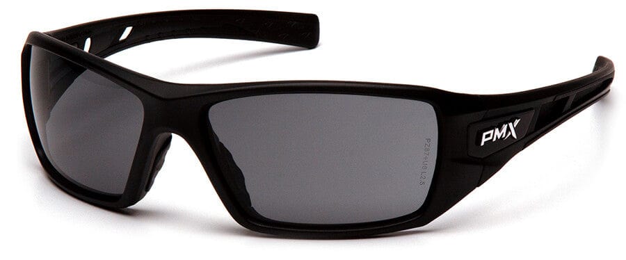 Pyramex Velar Safety Glasses with Black Frame and Gray Lens SB10420D