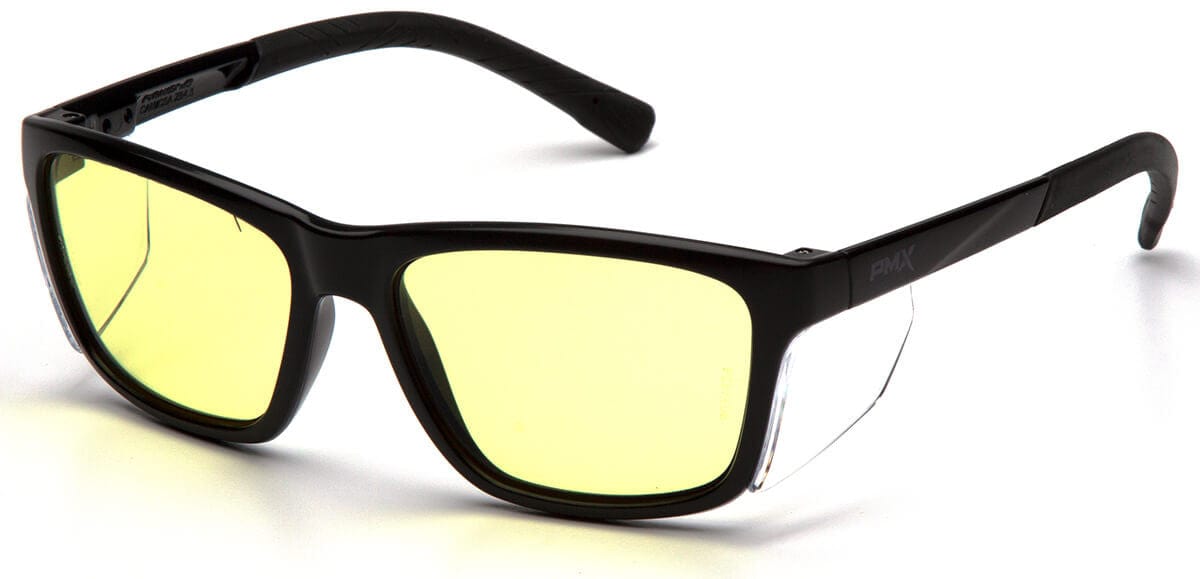 Pyramex Conaire Safety Glasses with Black Frame and UV400 Blue Block Lens SB10734D