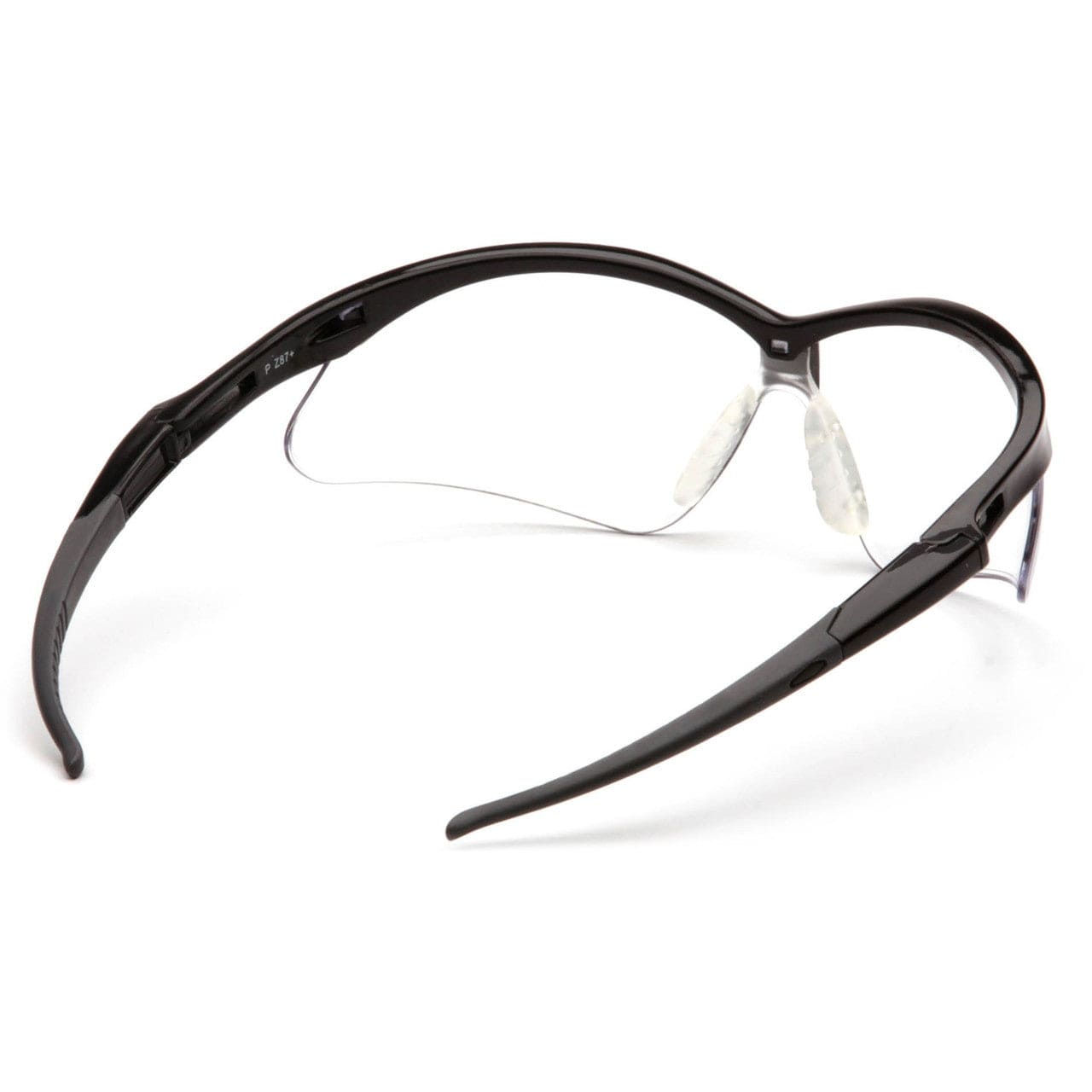 Pyramex PMXtreme Safety Glasses with Black Frame and Clear Lens Inside View