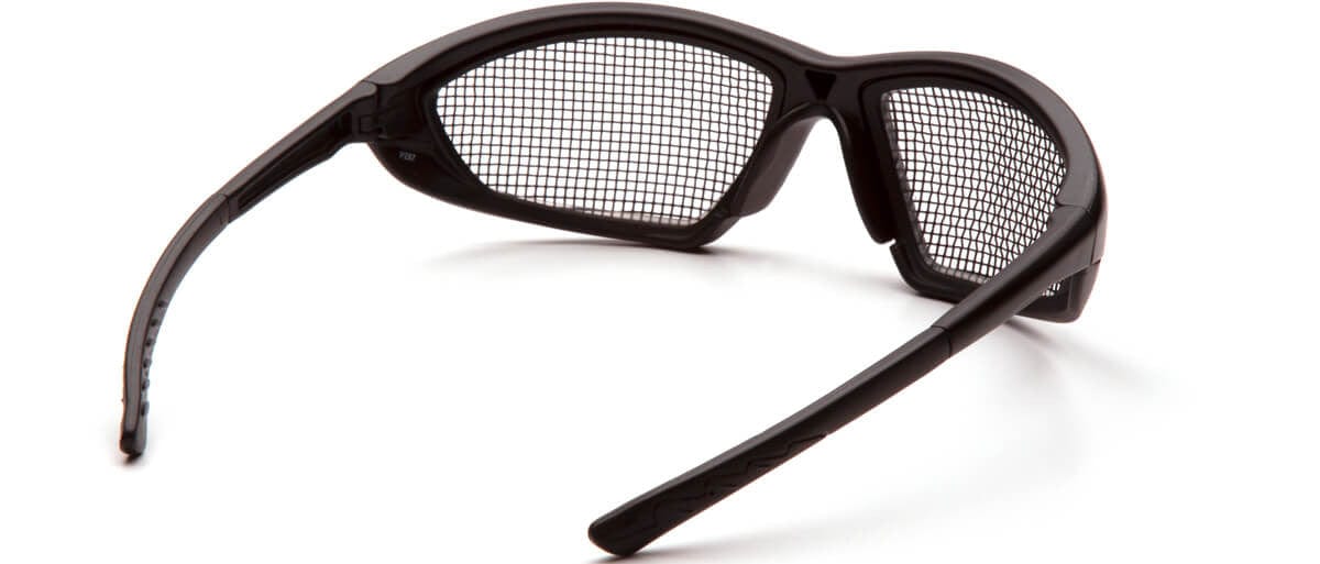 Pyramex Trifecta Safety Glasses with Wire-Mesh Lens