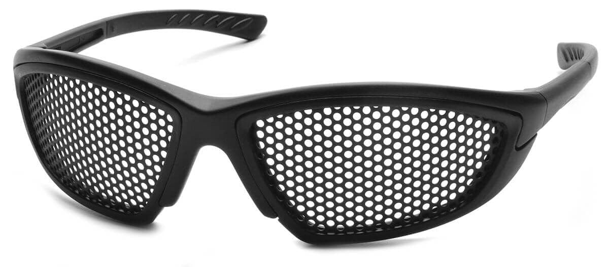 Pyramex Trifecta Safety Glasses with Punched-Steel Lens SB76WMD