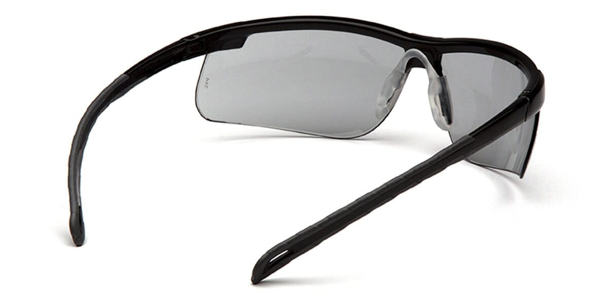 Pyramex Ever-Lite Safety Glasses with Black Frame and Light Gray H2MAX Anti-Fog Lens SB8625DTM - Back View