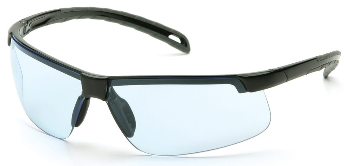 Pyramex Ever-Lite Safety Glasses with Black Frame and Infinity Blue H2MAX Anti-Fog Lens SB8660DTM