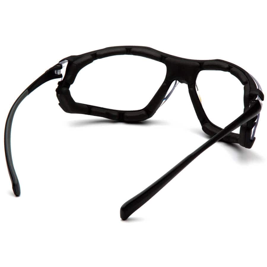 Pyramex Proximity Safety Glasses with Black Frame and Clear Lens - Back