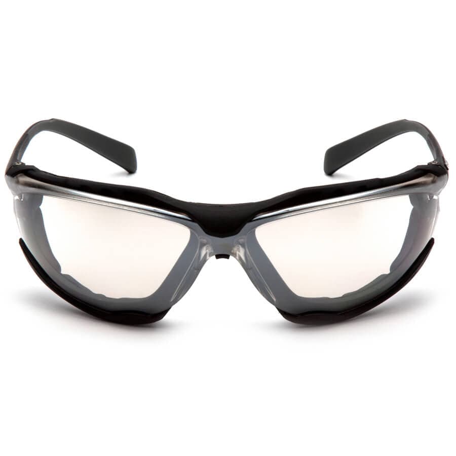 Pyramex Proximity Safety Glasses with Black Frame and Clear Lens - Front