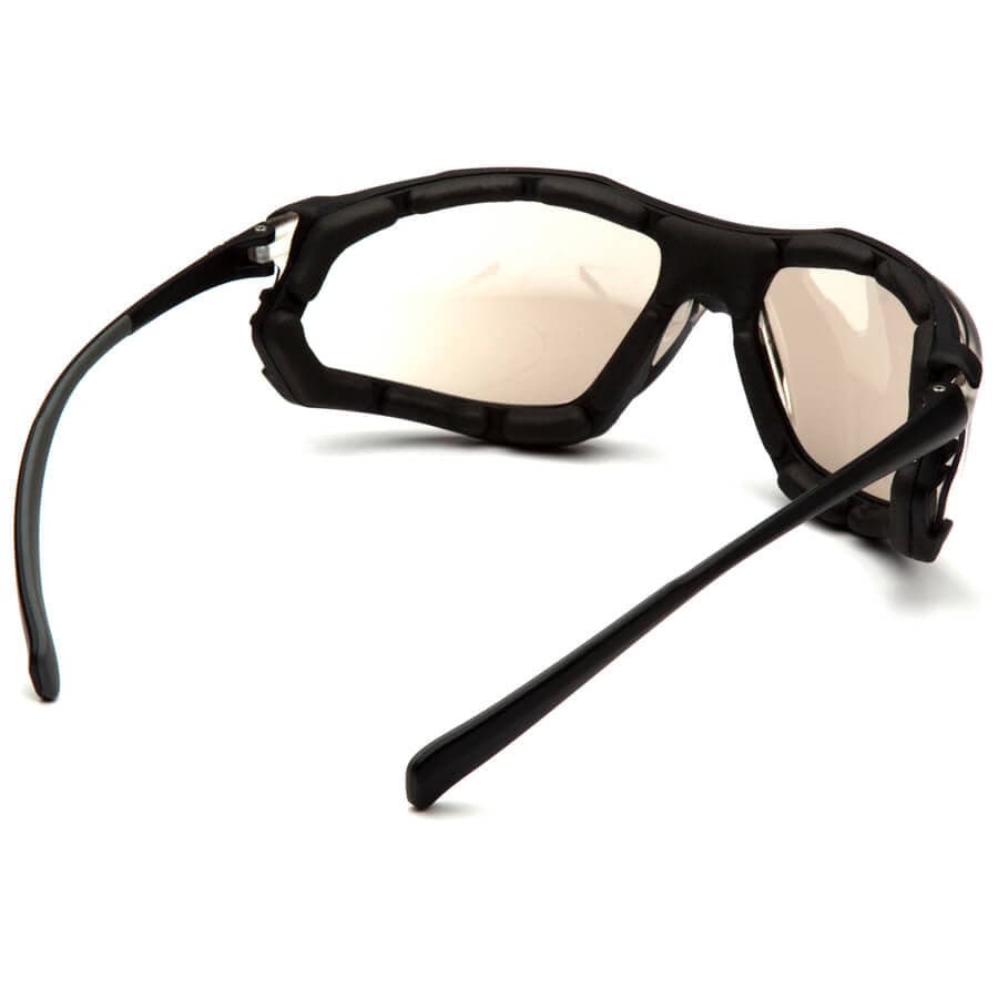 Pyramex Proximity Safety Glasses with Black Frame and Indoor/Outdoor Anti-Fog Lens - Back