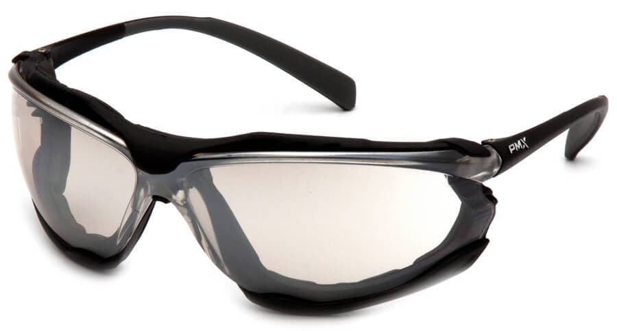 Pyramex Proximity Safety Glasses with Black Frame and Indoor/Outdoor Anti-Fog Lens