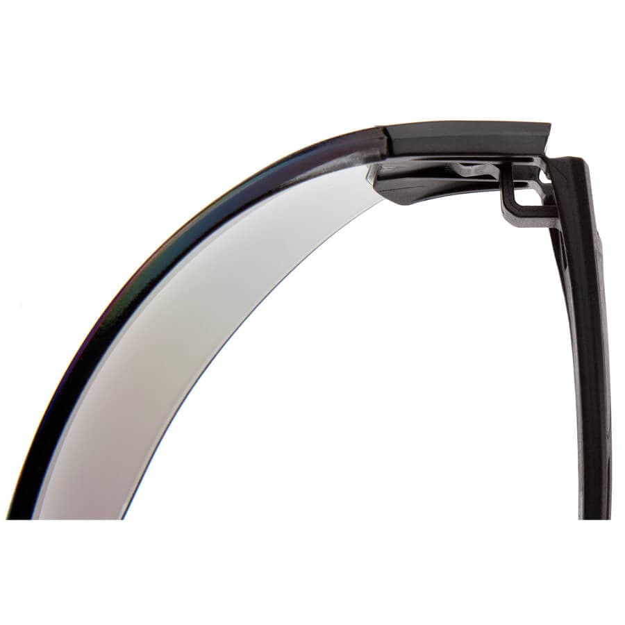 Pyramex SB9510S Trulock Dielectric Safety Glasses with Black Temples and Clear Lens - Hinge