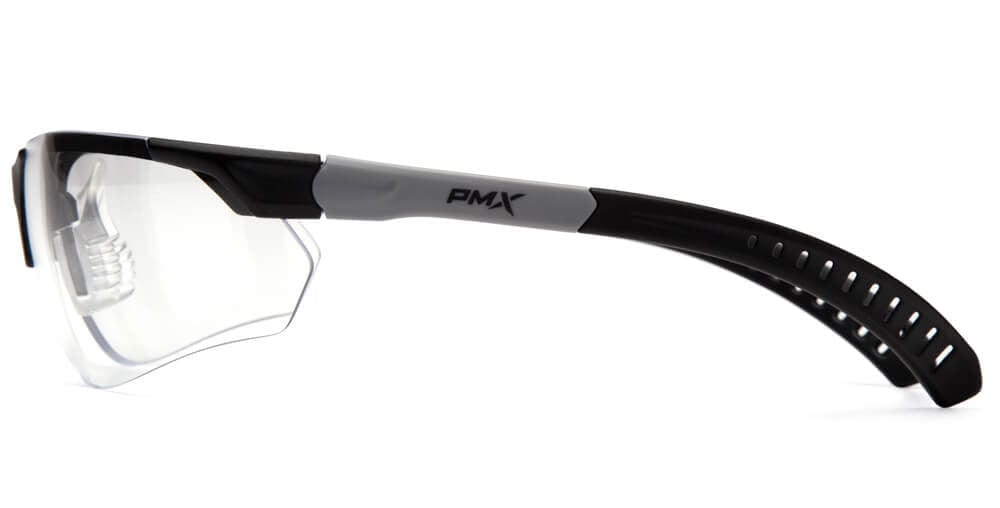 Pyramex Sitecore Safety Glasses with Black Frame and Clear Lens - Side SBG10110D
